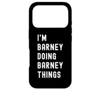 Carcasa para iPhone 17 Pro Soy Barney Haciendo Cosas de Barney