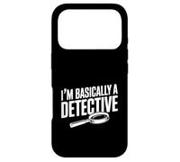 Carcasa para iPhone 17 Pro Soy básicamente un Detective Divertido para los Amantes del Misterio