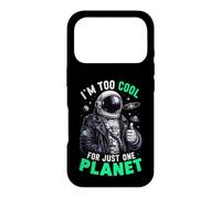 Carcasa para iPhone 17 Pro Soy Demasiado Genial para un Solo Planeta Astronauta Espacial Astronomía