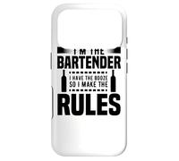 Carcasa para iPhone 17 Pro Soy el Camarero I Make The Rules - Funny Bartending