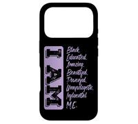 Carcasa para iPhone 17 Pro Soy El Mes De La Historia Negra Fuerte Educado Orgulloso