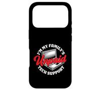 Carcasa para iPhone 17 Pro Soy el Programador Nerd Divertido de Soporte técnico no pagado de mi Familia