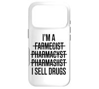Carcasa para iPhone 17 Pro Soy Farmacéutico Vendo Medicamentos Dispensador Laboratorio