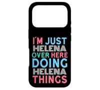 Carcasa para iPhone 17 Pro Soy Helena aquí Haciendo Helena Things Nombre