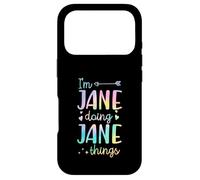 Carcasa para iPhone 17 Pro Soy Jane Doing Jane Things Nombre Personalizado