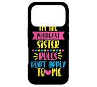 Carcasa para iPhone 17 Pro Soy la Hermana Menor - Las Reglas no se aplican a mí