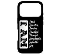 Carcasa para iPhone 17 Pro Soy Negro Mes de la Historia Fuerte Educado Negro Orgulloso