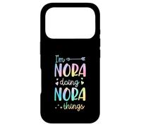Carcasa para iPhone 17 Pro Soy Nora Doing Nora Things Nombre Personalizado