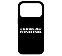 Carcasa para iPhone 17 Pro Soy pésimo Cantando un Divertido Adelanto de Karaoke de un Cantante Novato