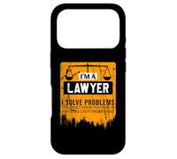 Carcasa para iPhone 17 Pro Soy un Abogado Resuelvo Problemas Que no Conoce Chistes de Abogados