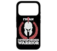 Carcasa para iPhone 17 Pro Soy un Guerrero de la osteoporosis Regalo de concienciación sobre la osteoporosis