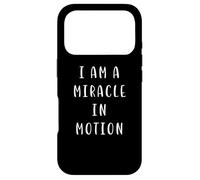 Carcasa para iPhone 17 Pro Soy un Milagro en Movimiento Declaración motivadora Inspiradora