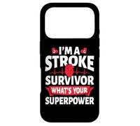 Carcasa para iPhone 17 Pro Soy un sobreviviente de un accidente cerebrovascular ¿Cuál es tu Divertido sobreviviente