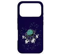 Carcasa para iPhone 17 Pro Space Spaceman Planet Flying Carrusel Espacio Exterior Astronauta