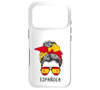 Carcasa para iPhone 17 Pro Spanish Española Girl Spanish Heritage Spain Flag