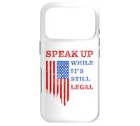 Carcasa para iPhone 17 Pro Speak Up - Mientras aún es Legal: Libertad de Expresión USA