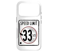 Carcasa para iPhone 17 Pro Speed Limit 33 1/3 RPM Vinyl Registro Álbum de Música DJ