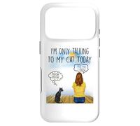 Carcasa para iPhone 17 Pro Sphynx Cat I'm Only Talking To My Cat Today Cats Lovers