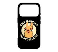 Carcasa para iPhone 17 Pro Spit Happens No Probllama Funny Llama Humor Graphic Design