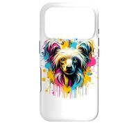 Carcasa para iPhone 17 Pro Splash Art Chinese Crested Dog Crestie