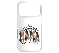 Carcasa para iPhone 17 Pro Spooky Mama Leopard Print Ghost Halloween Design