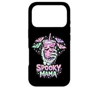 Carcasa para iPhone 17 Pro Spooky Mama Pastel Goth Skeleton Hand Café Mama para Halloween