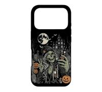 Carcasa para iPhone 17 Pro Spooky Szn Zombie Girl Selfie Truco o Trato Halloween