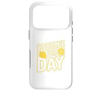 Carcasa para iPhone 17 Pro Squeeze The Day Funny Lemon