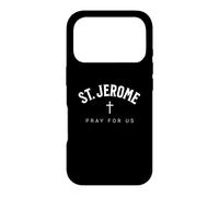 Carcasa para iPhone 17 Pro St. Jerome Catholic Patron Christian Saint