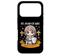 Carcasa para iPhone 17 Pro St Joan of ARC Católico Cristiano Pray for Us Niños
