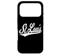 Carcasa para iPhone 17 Pro ST. Louis Varsity Script Vintage Retro Sports Jersey Estilo