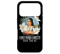 Carcasa para iPhone 17 Pro St Maria Goretti Lily Saints Chicas Católicas Pureza