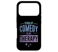 Carcasa para iPhone 17 Pro Stand Up Comedy Is My Therapy Artista Comediante -