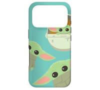 Carcasa para iPhone 17 Pro Star Wars: The Mandalorian Grogu Triple Threat, Azul Azulado