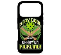 Carcasa para iPhone 17 Pro Stay Cool and Carry-On Pickling! Pickleball