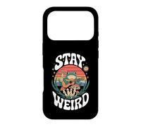 Carcasa para iPhone 17 Pro Stay Weird Frog Banjo Hongos Hongos Seta Salvaje Estética