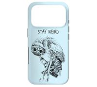 Carcasa para iPhone 17 Pro Stay Weird Owl: Divertido Diseño de Pájaro Búho con Aspecto