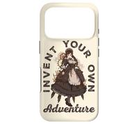 Carcasa para iPhone 17 Pro Steampunk Inventa tu Propia Aventura Steampunk Anime Girl