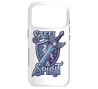 Carcasa para iPhone 17 Pro Steel and Spirit Griffin Shield Fantasía Espada Runas Magia