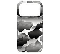 Carcasa para iPhone 17 Pro Storm Cloud Camo Monocromo Abstracto Estado de ánimo Diseño de Obra de Arte