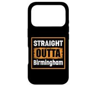 Carcasa para iPhone 17 Pro Straight Outta Birmingham Alabama USA Retro Envejecido