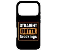 Carcasa para iPhone 17 Pro Straight Outta Brookings, Dakota del Sur, EE. UU., Retro y Vintage