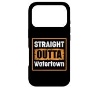Carcasa para iPhone 17 Pro Straight Outta Watertown, Dakota del Sur, EE. UU., Retro y Vintage