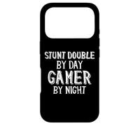 Carcasa para iPhone 17 Pro Stunt Double by Day Gamer by Night Movie Effect Stunt Double