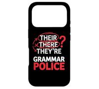 Carcasa para iPhone 17 Pro Su allí están Gramática Policía Ortografía Escritura