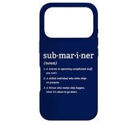 Carcasa para iPhone 17 Pro Submariner Definition Submarino Sumergible Alimentado por energía Nuclear