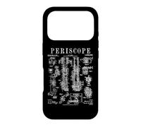 Carcasa para iPhone 17 Pro Submarino náutico Periscopio Subbarco Naval Vintage Patente