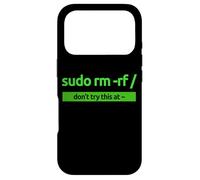 Carcasa para iPhone 17 Pro «Sudo RM -RF/» Programación de Ropa Estilo sudo con Humor y Orgullo Nerd
