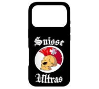Carcasa para iPhone 17 Pro Suisse Ultras Mohawk Skull Swiss Sport Supporter Switzerland