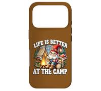 Carcasa para iPhone 17 Pro Summer Break Teacher Life Is Better At The Camp Funny GNOME